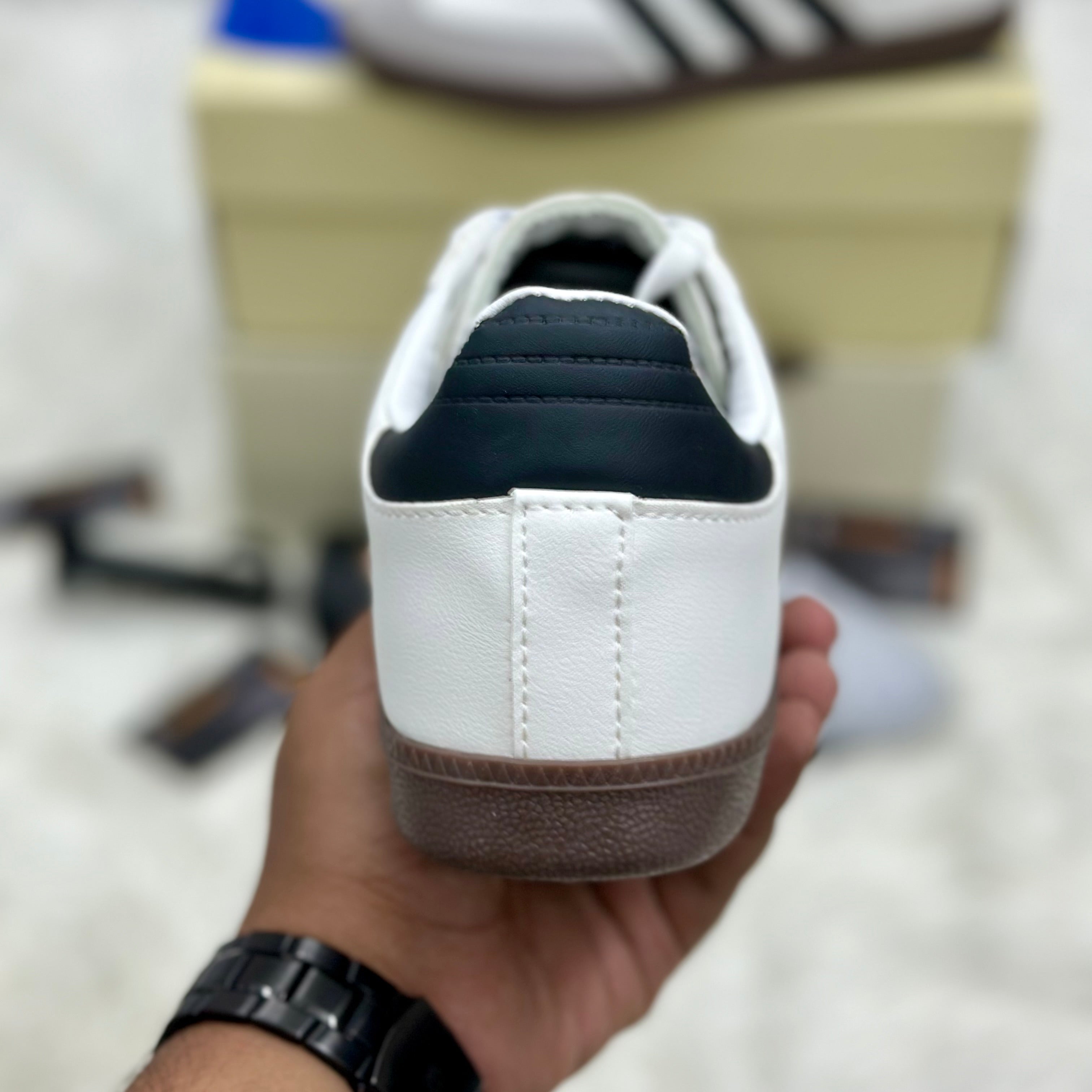 Adidas Samba OG — White/Black/Gum.