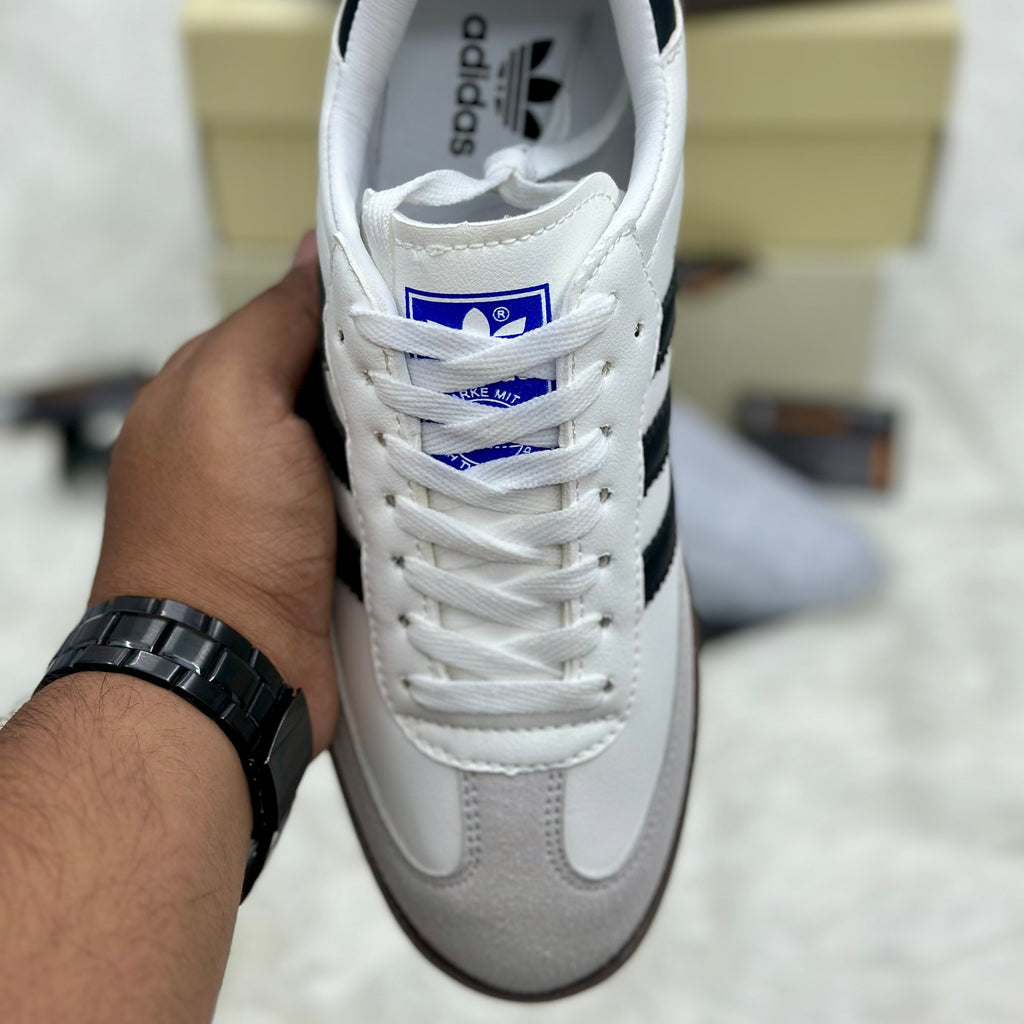 Adidas Samba OG — White/Black/Gum.